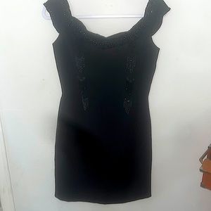 One of a kind handbeaded dress size 12